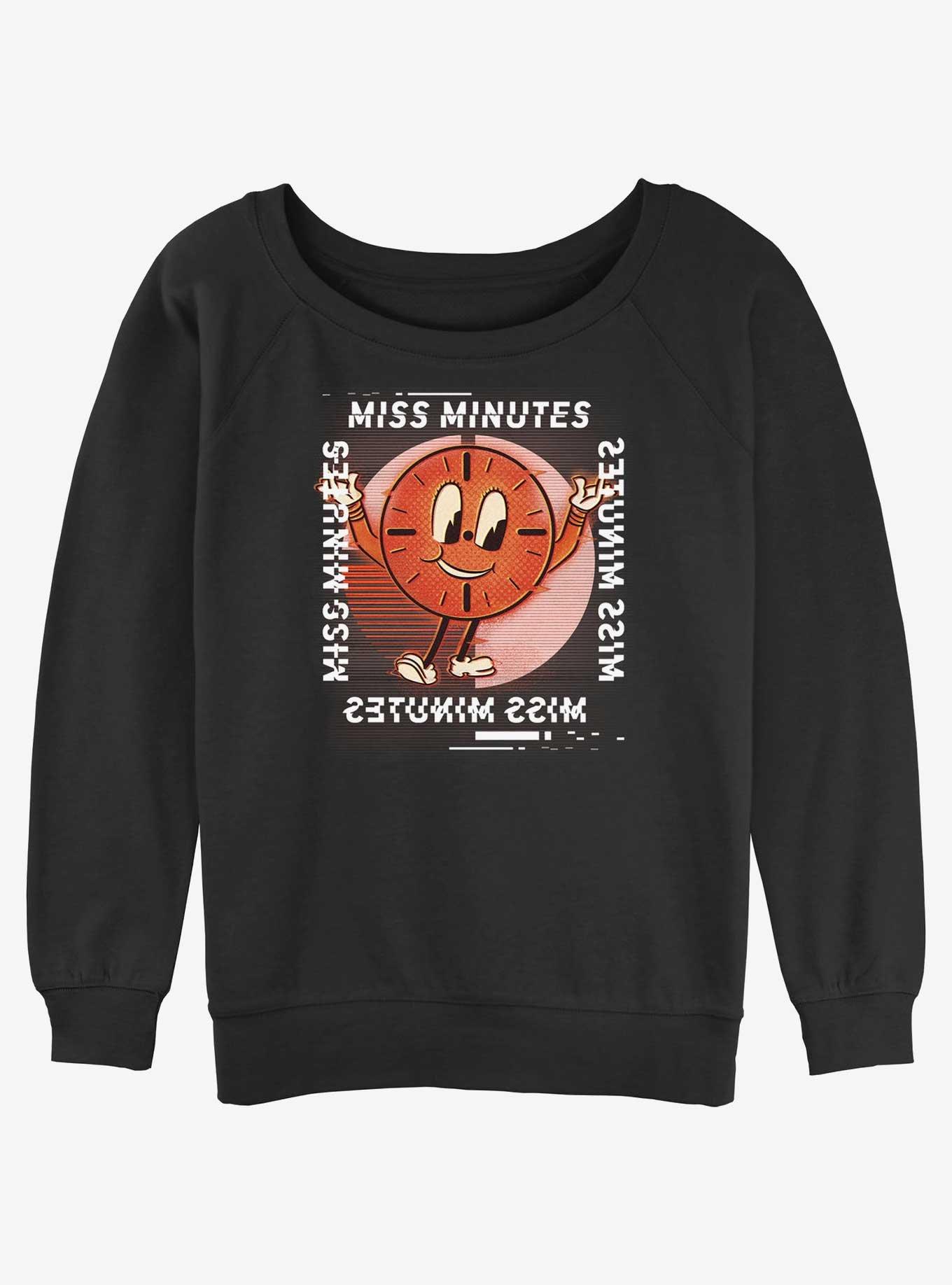 Marvel Loki Glitch Miss Minutes Girls Slouchy Sweatshirt, , hi-res