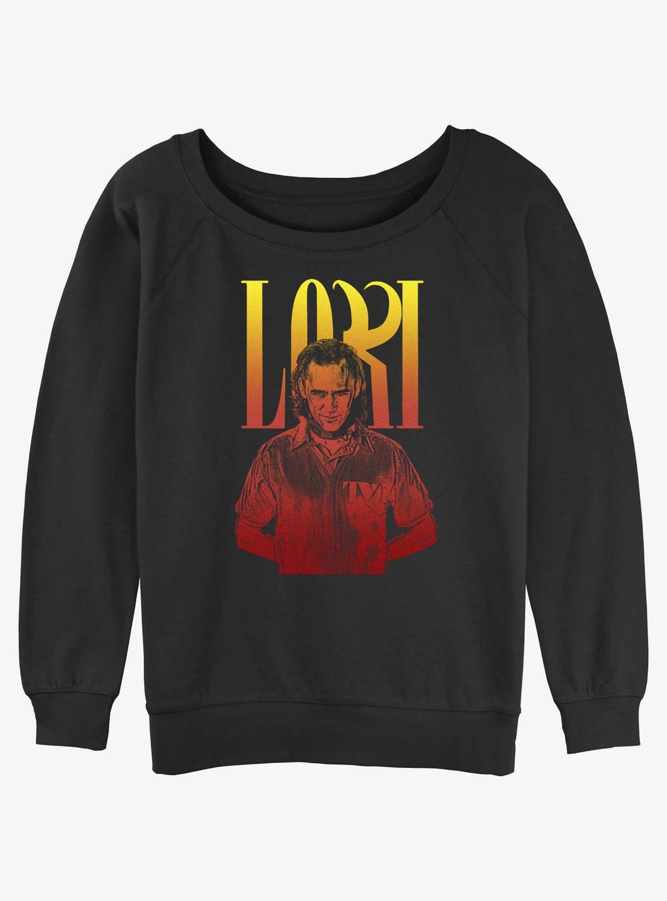 Marvel Loki Hella Loki Girls Slouchy Sweatshirt, BLACK, hi-res