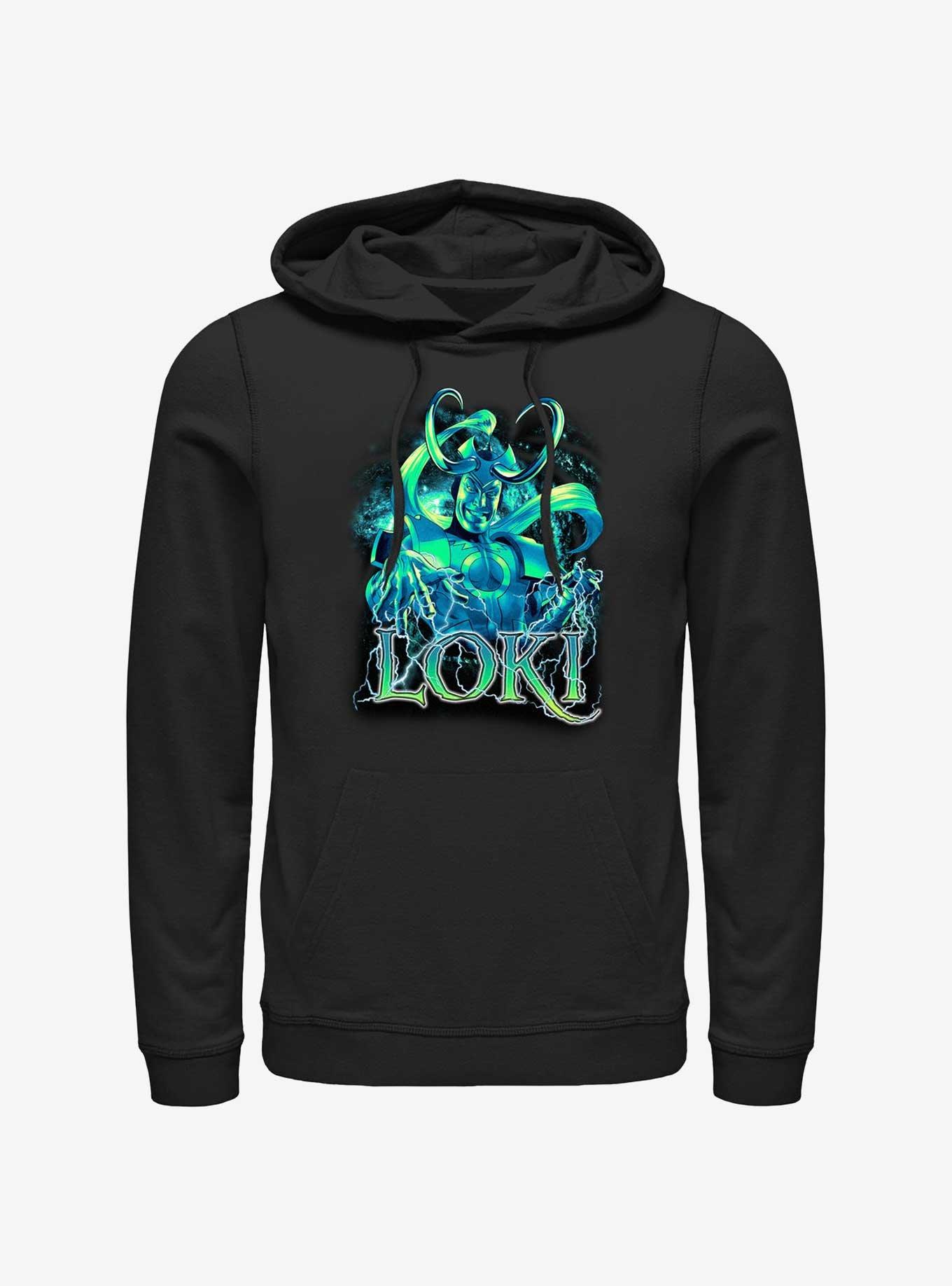 Marvel Loki Lightning Hoodie, BLACK, hi-res