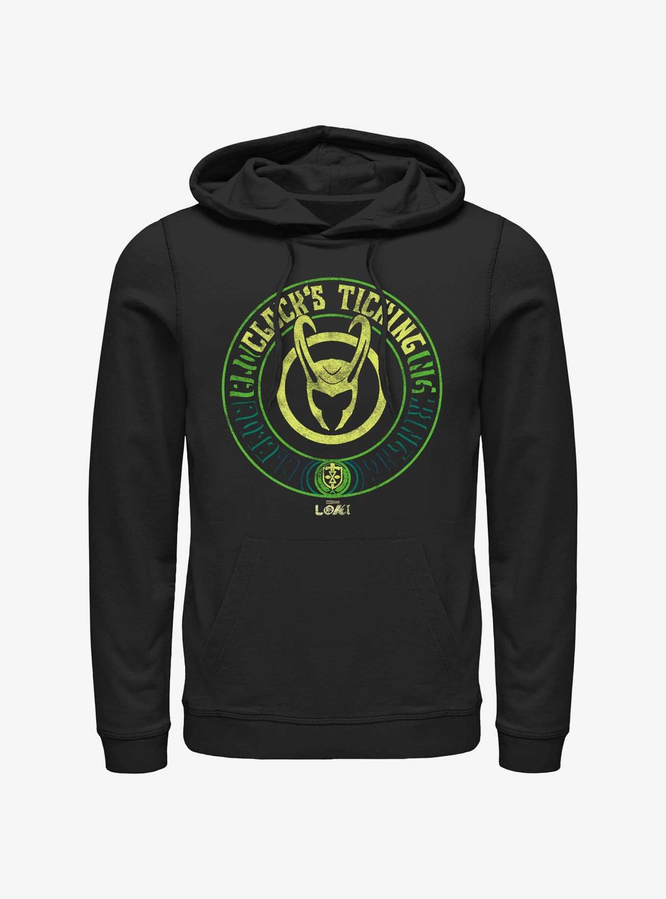 Marvel Loki Clock's Ticking Hoodie, BLACK, hi-res