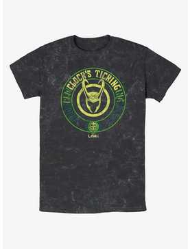 Marvel Loki Clock's Ticking Mineral Wash T-Shirt, , hi-res