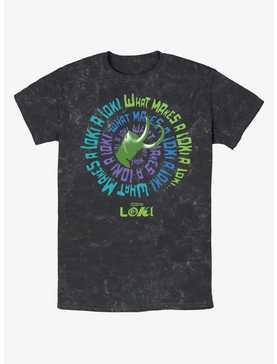 Marvel Loki What Makes A Loki Mineral Wash T-Shirt, , hi-res