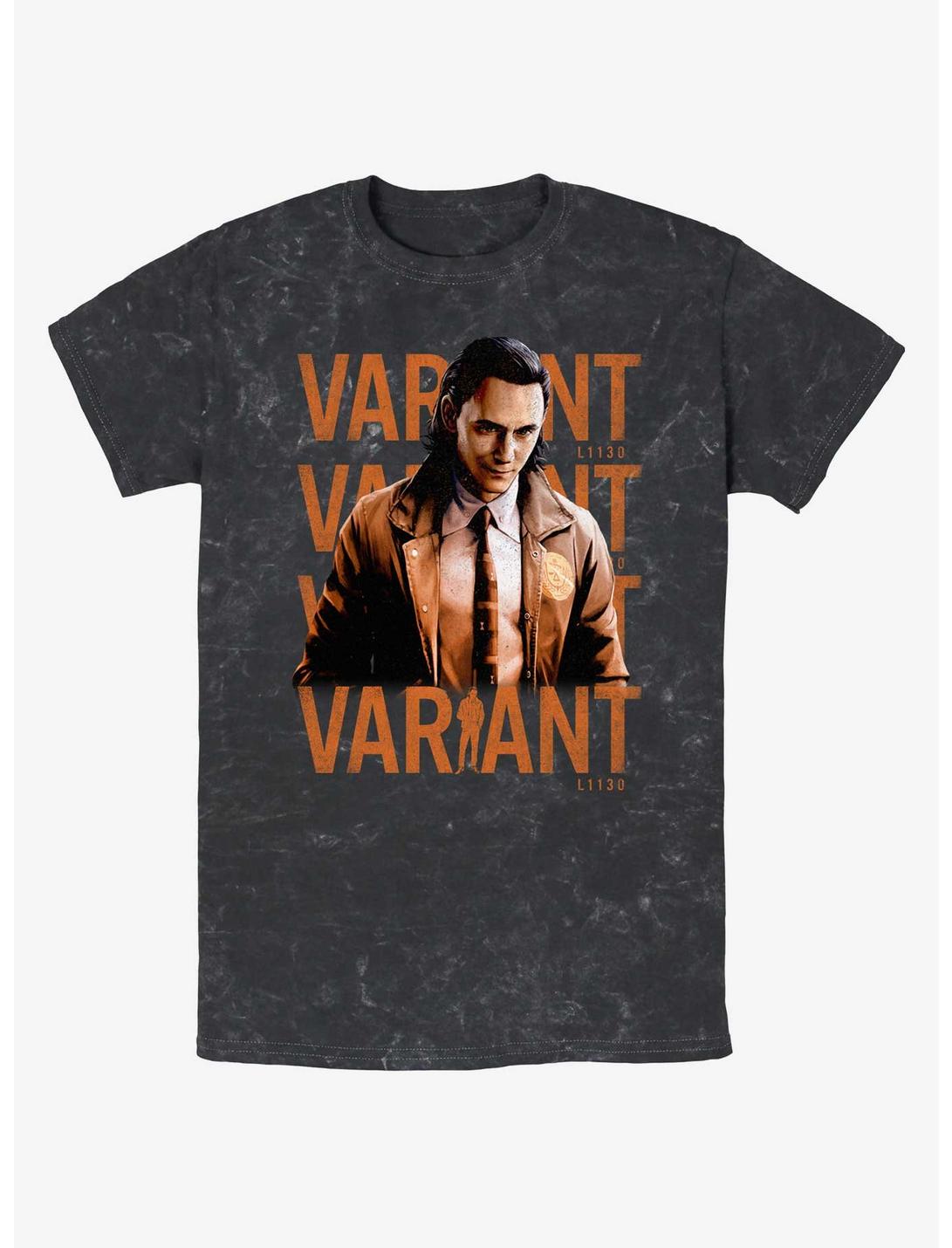 Marvel Loki Variant Poster Mineral Wash T-Shirt, BLACK, hi-res