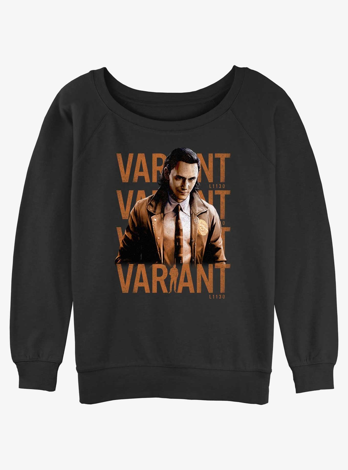 Marvel Loki Variant Poster Womens Slouchy Sweatshirt 