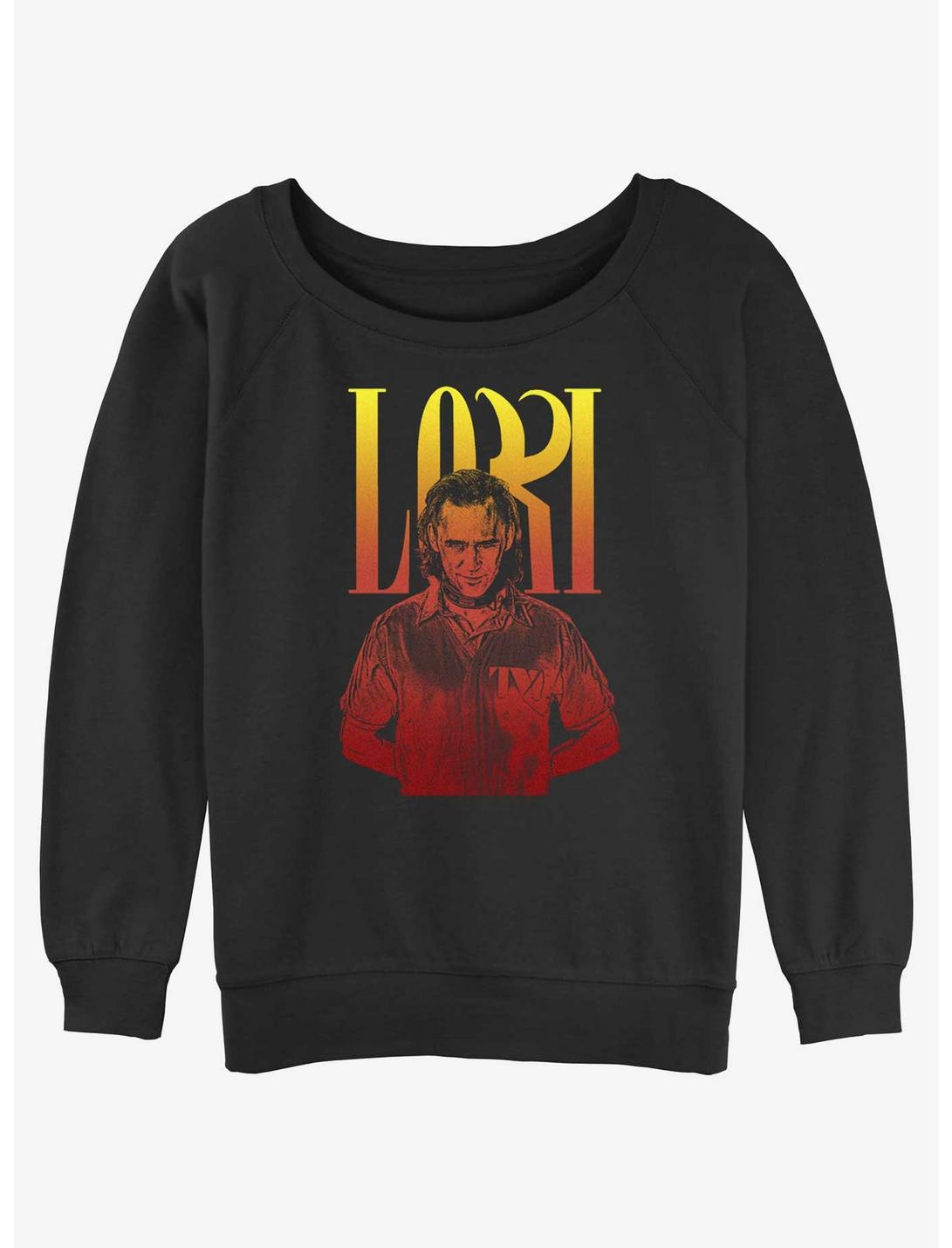 Marvel Loki Hella Loki Womens Slouchy Sweatshirt, BLACK, hi-res