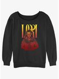 Marvel Loki Hella Loki Womens Slouchy Sweatshirt, BLACK, hi-res