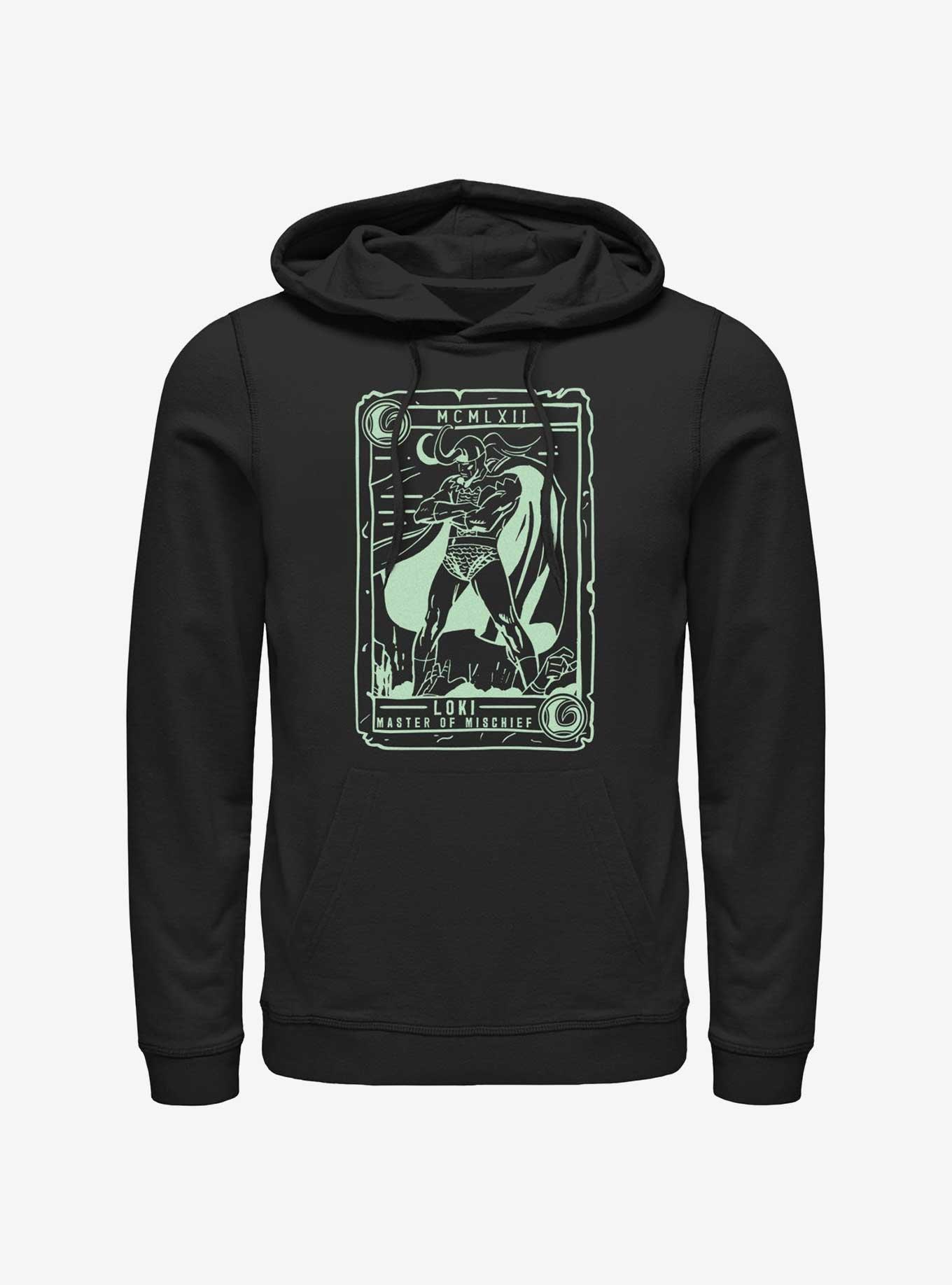 Marvel Loki Collector Card Hoodie, BLACK, hi-res