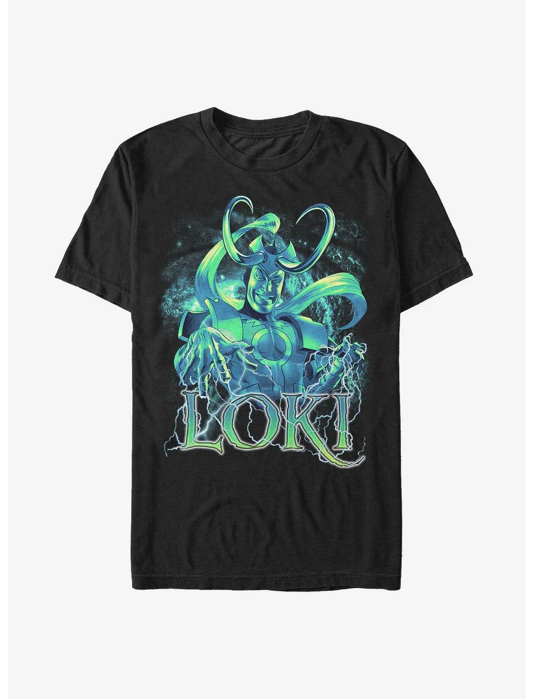 Marvel Loki Lightning T-Shirt, BLACK, hi-res