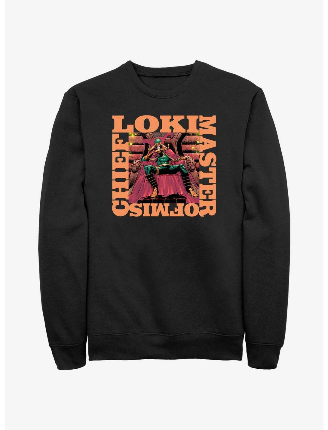 Marvel Loki Mischief Box Sweatshirt, BLACK, hi-res