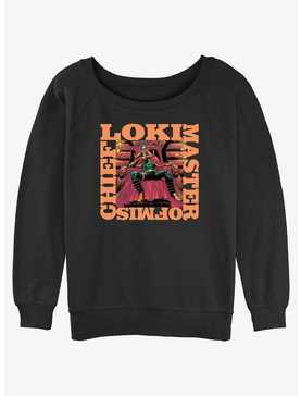 Marvel Loki Mischief Box Womens Slouchy Sweatshirt, , hi-res