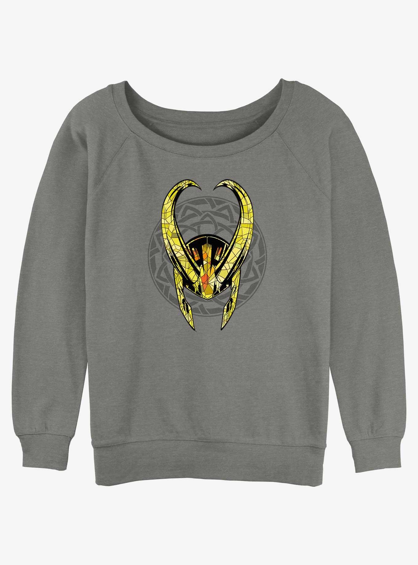 Marvel Loki Steel Balaclava Womens Slouchy Sweatshirt, , hi-res