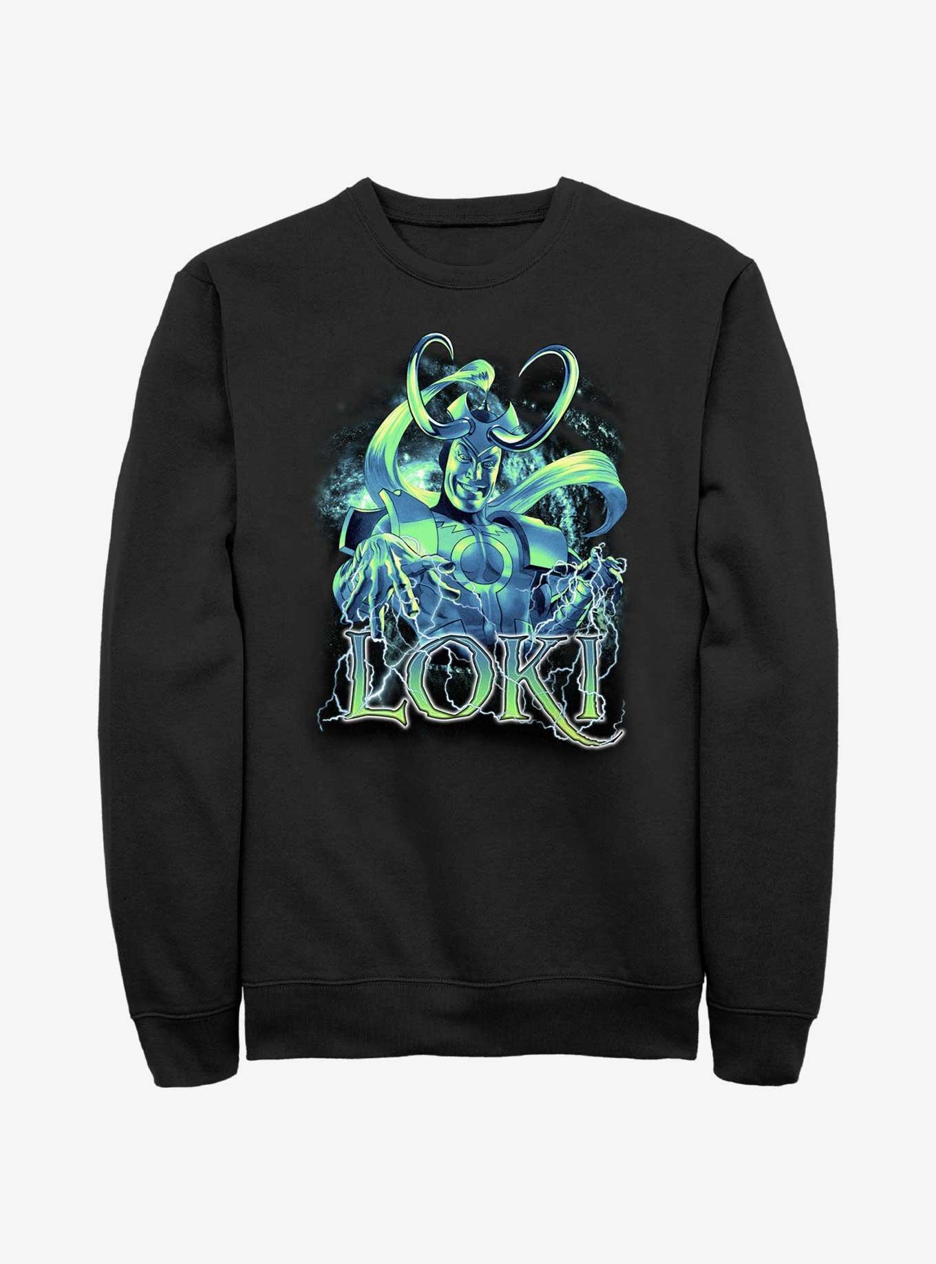 Marvel Loki Lightning Sweatshirt, , hi-res