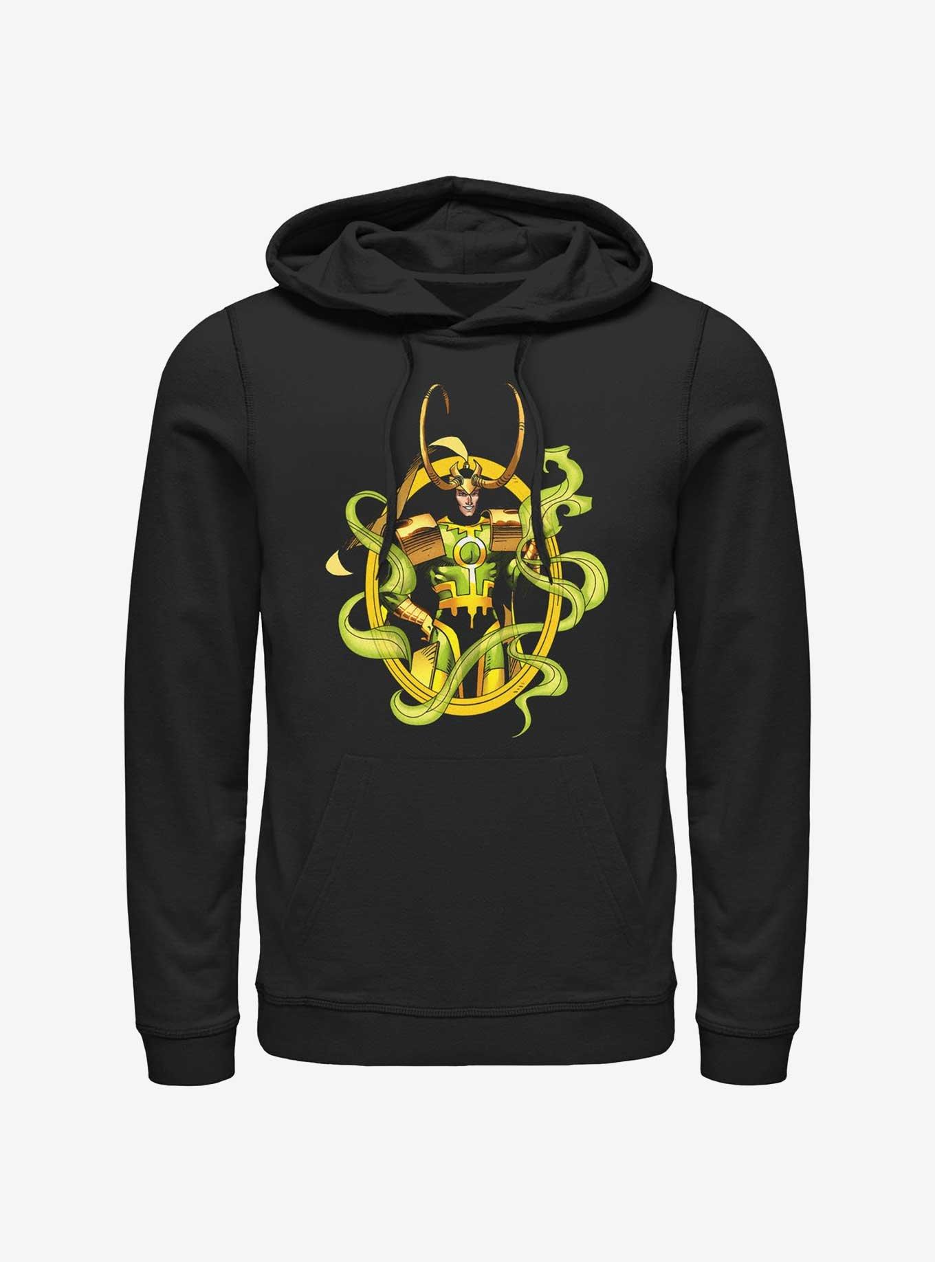 Marvel Loki Power Pose Hoodie, BLACK, hi-res