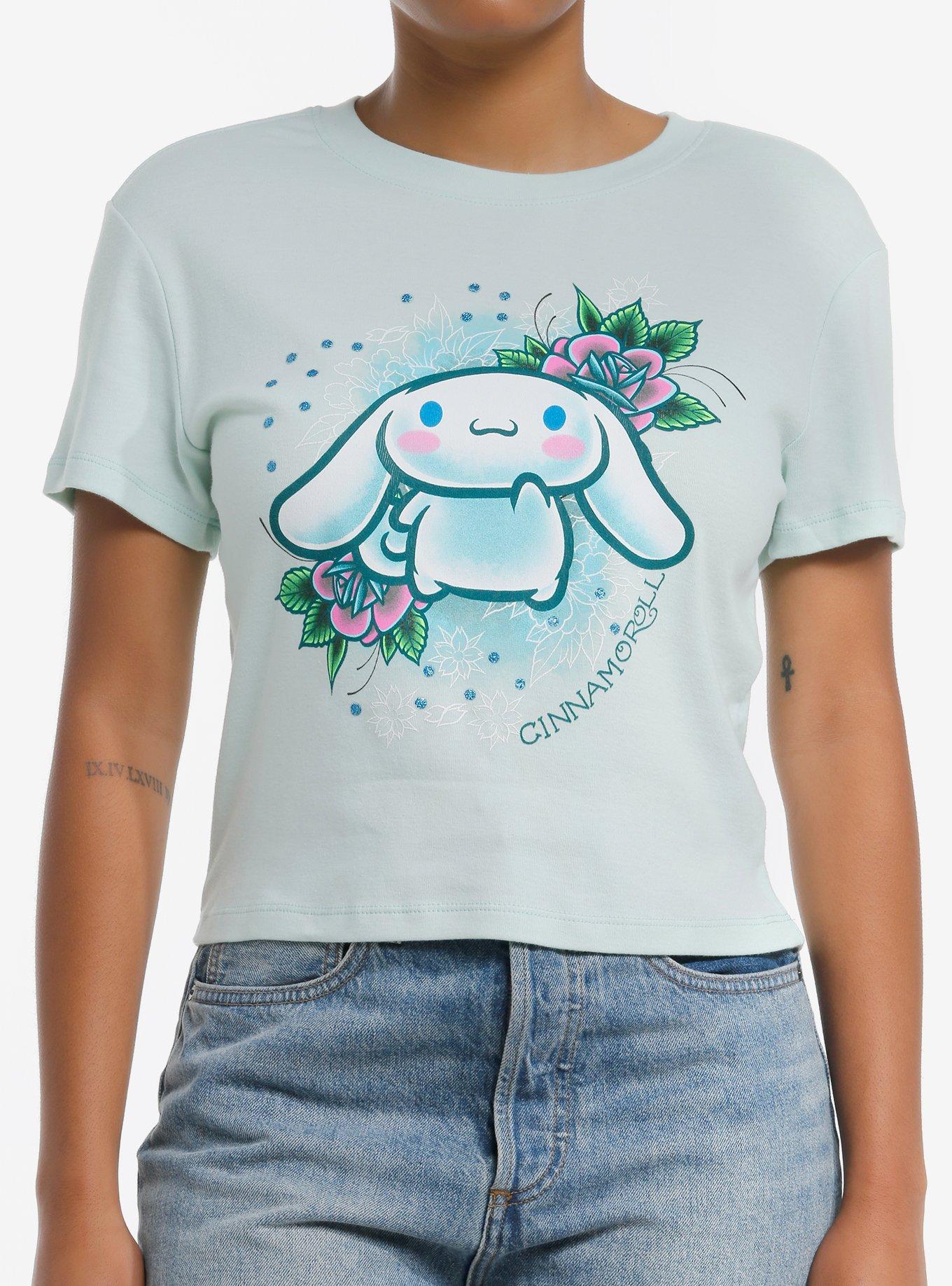 Cinnamoroll Tattoo Glitter Girls Baby T-Shirt, MULTI, hi-res