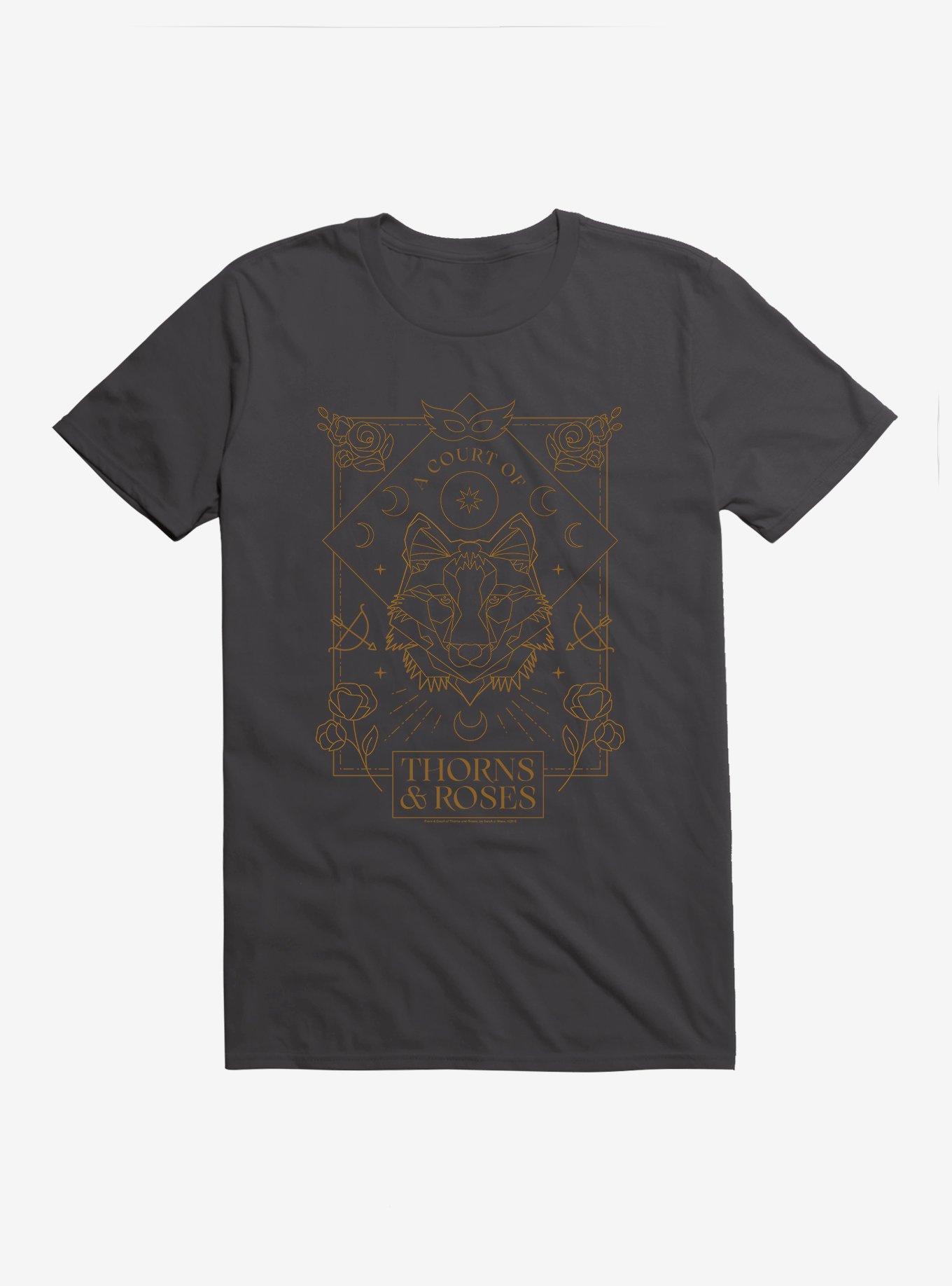 A Court of Thorns & Roses Wolf Extra Soft T-Shirt, HEAVY METAL, hi-res