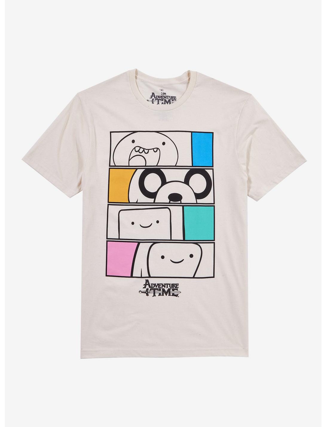 Adventure Time Eye Panels T-Shirt, NATURAL, hi-res