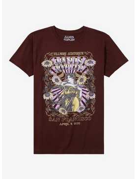 Janis Joplin Fillmore Auditorium Boyfriend Fit Girls T-Shirt, , hi-res