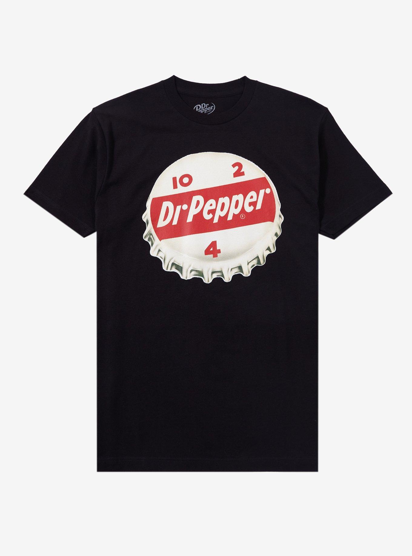 Dr Pepper Bottle Cap T-Shirt, BLACK, hi-res