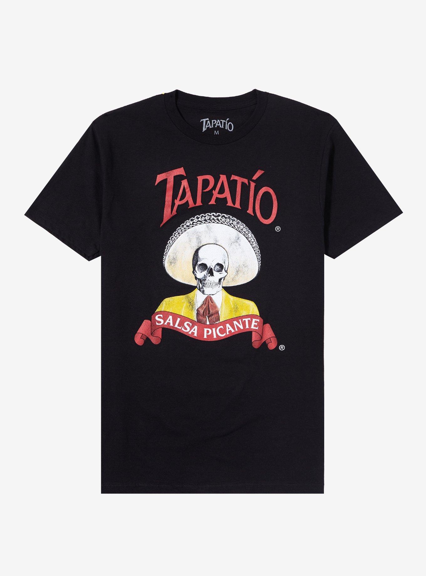 Tapatio Skull T-Shirt, BLACK, hi-res