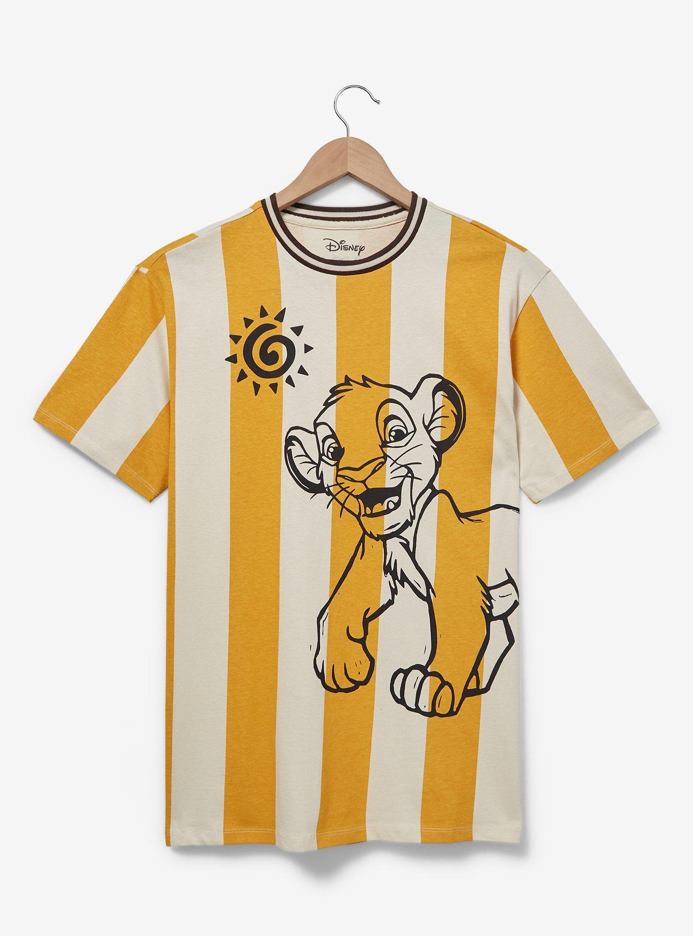 Disney The Lion King Simba Striped T-Shirt - BoxLunch Exclusive, STRIPE - MULTI, hi-res