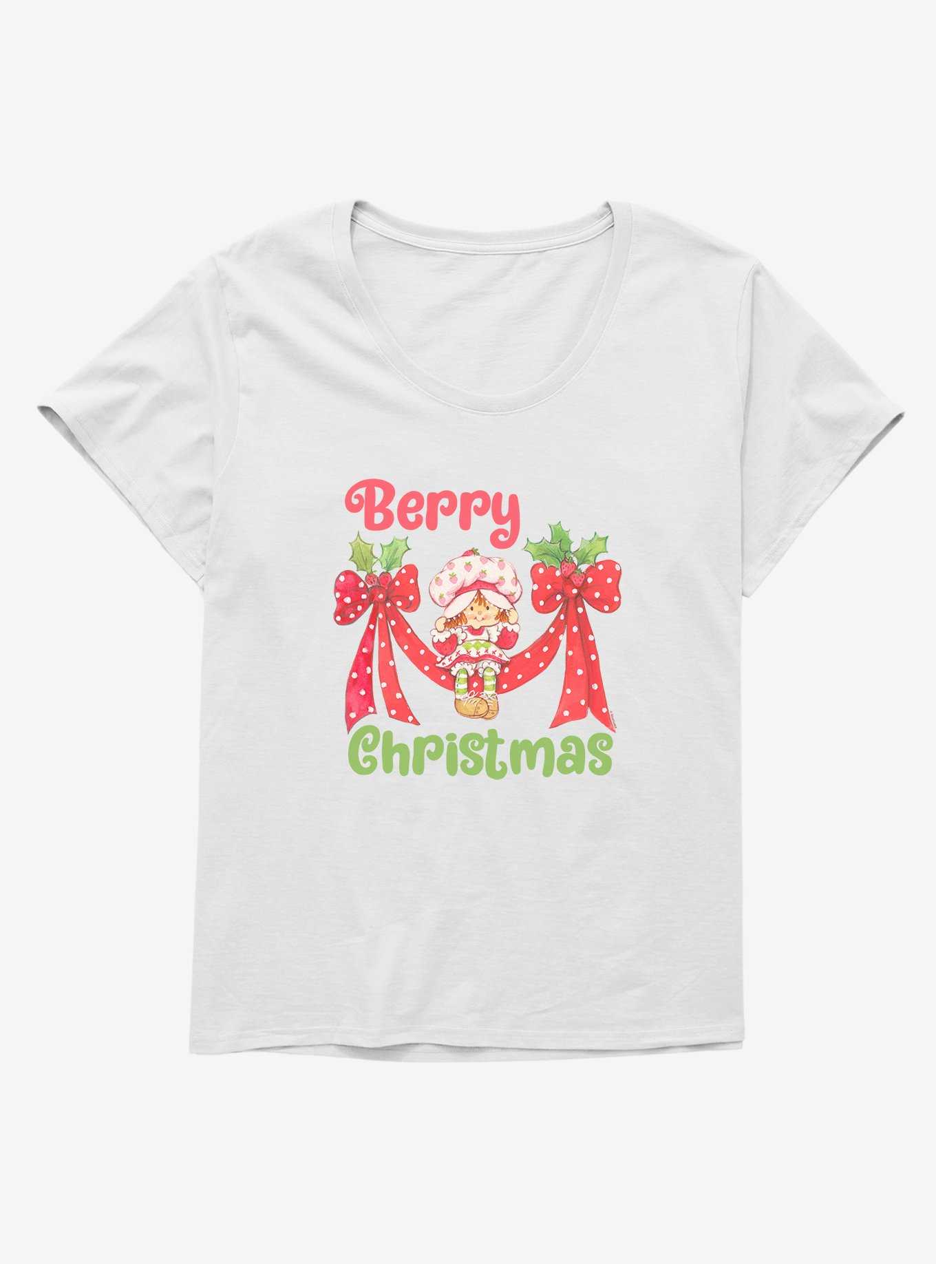Strawberry Shortcake Berry Christmas Womens T-Shirt Plus Size, , hi-res