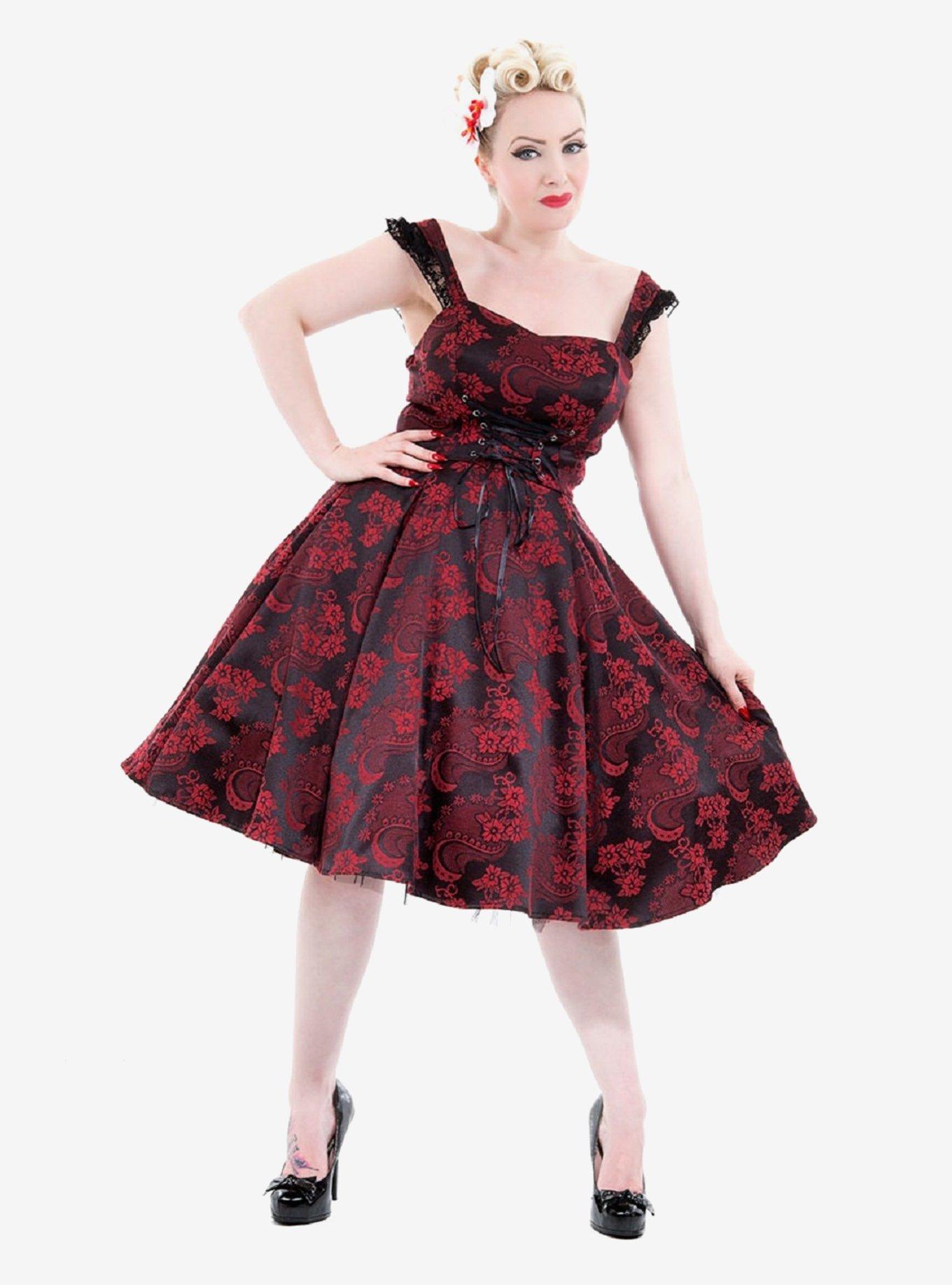ORCHIDBLOOM Red Byzantine Dress