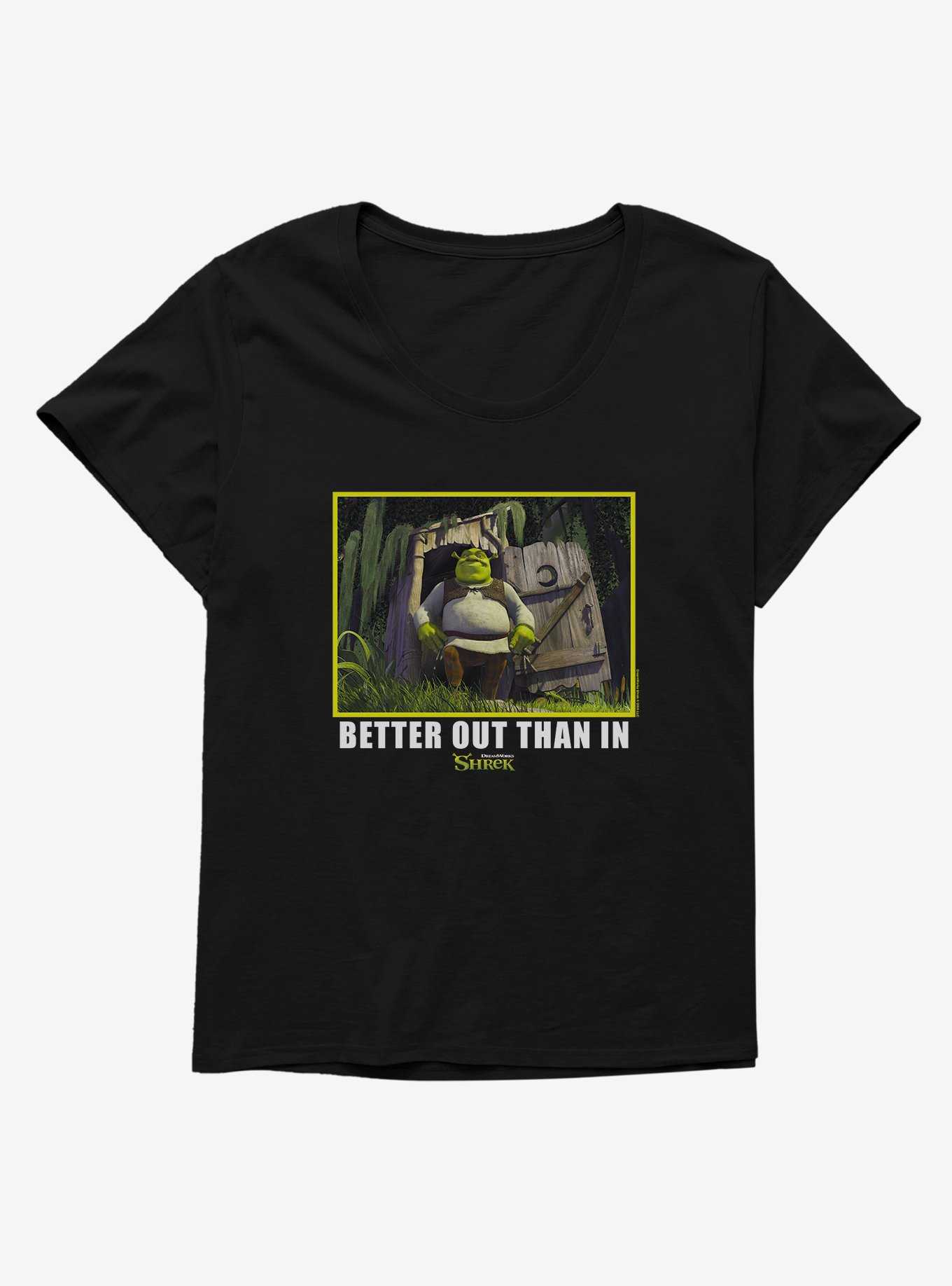Shrek Better Out Than In Girls T-Shirt Plus Size, , hi-res