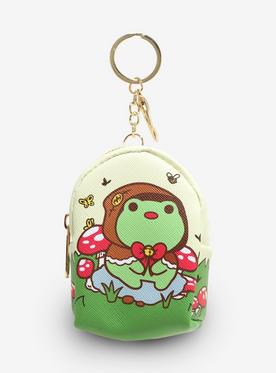 Frog & Mushroom Mini Backpack Keychain