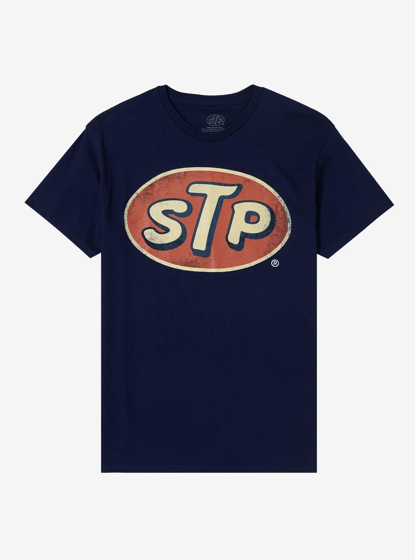 STP Motor Oil Logo T-Shirt, NAVY, hi-res