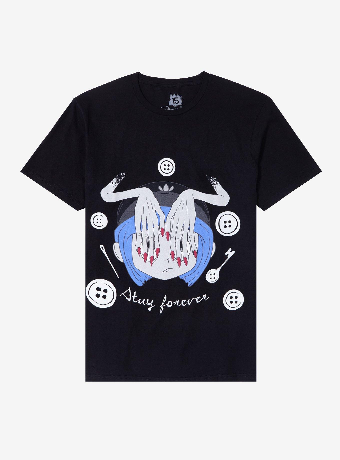 Coraline X Spooksieboo Stay Forever T-Shirt