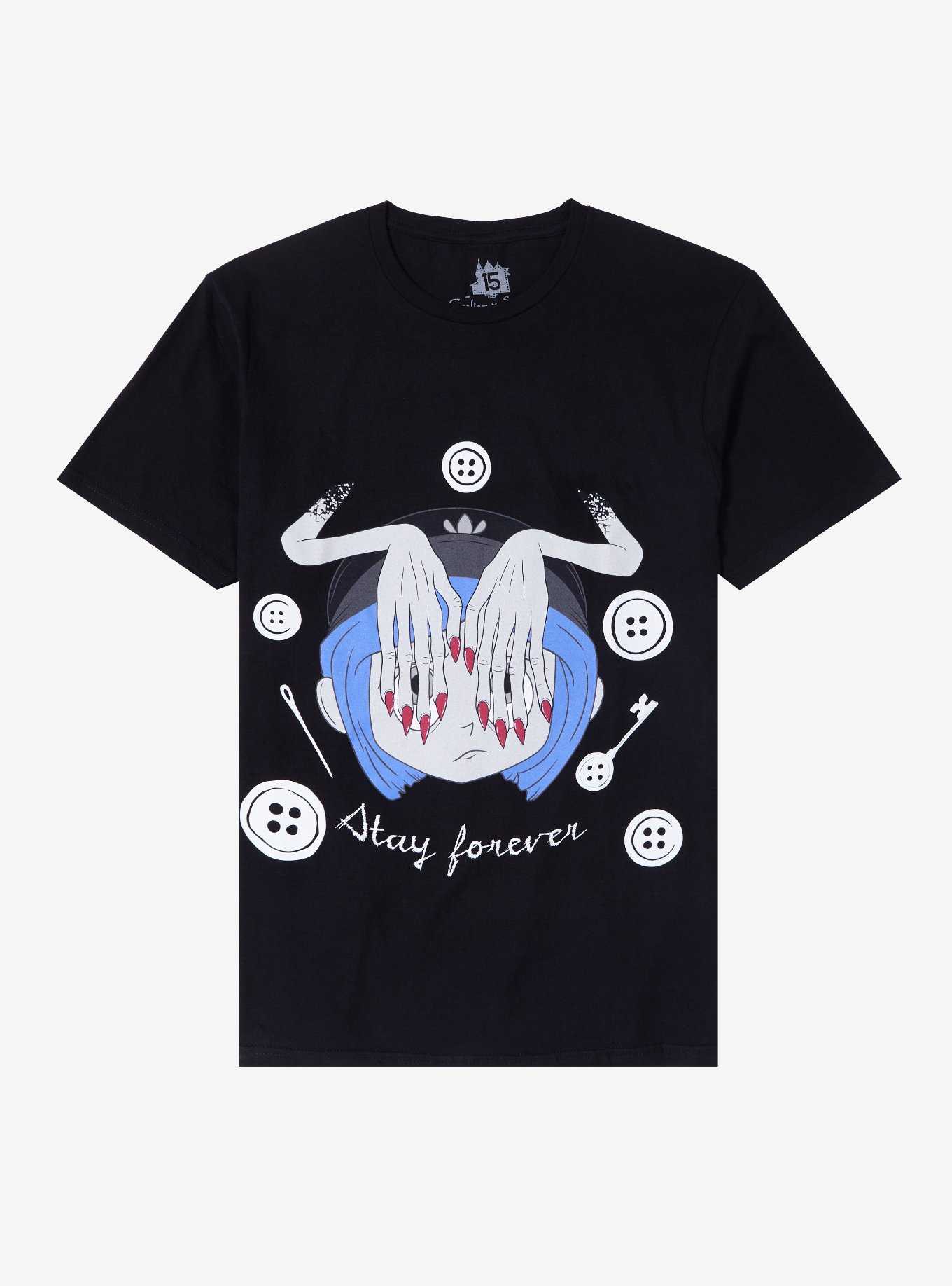 Coraline X Spooksieboo Stay Forever T-Shirt, , hi-res