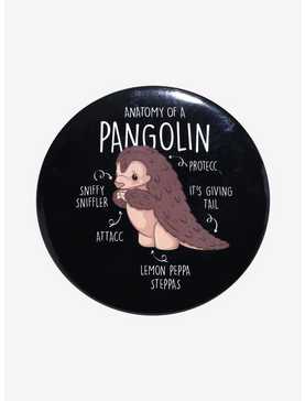 Pangolin Anatomy 3 Inch Button, , hi-res