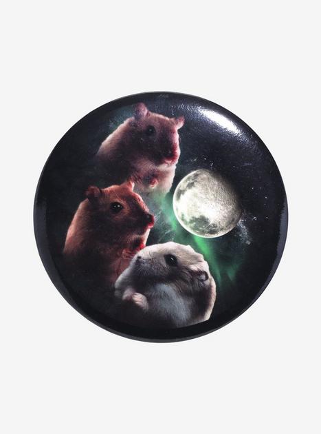 Hamster Trio Moon 3 Inch Button | Hot Topic