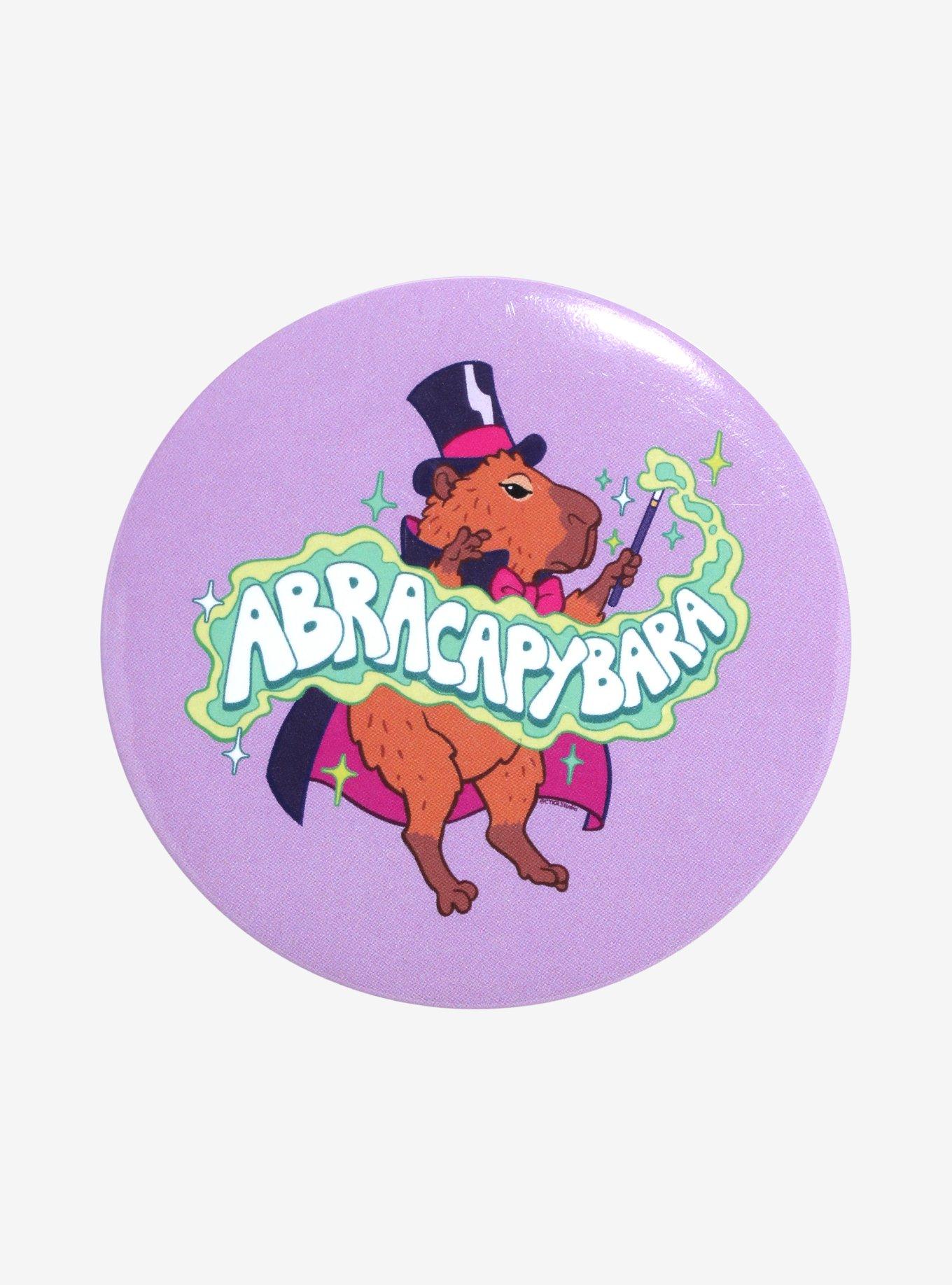 Capybara Magician 3 Inch Button, , hi-res