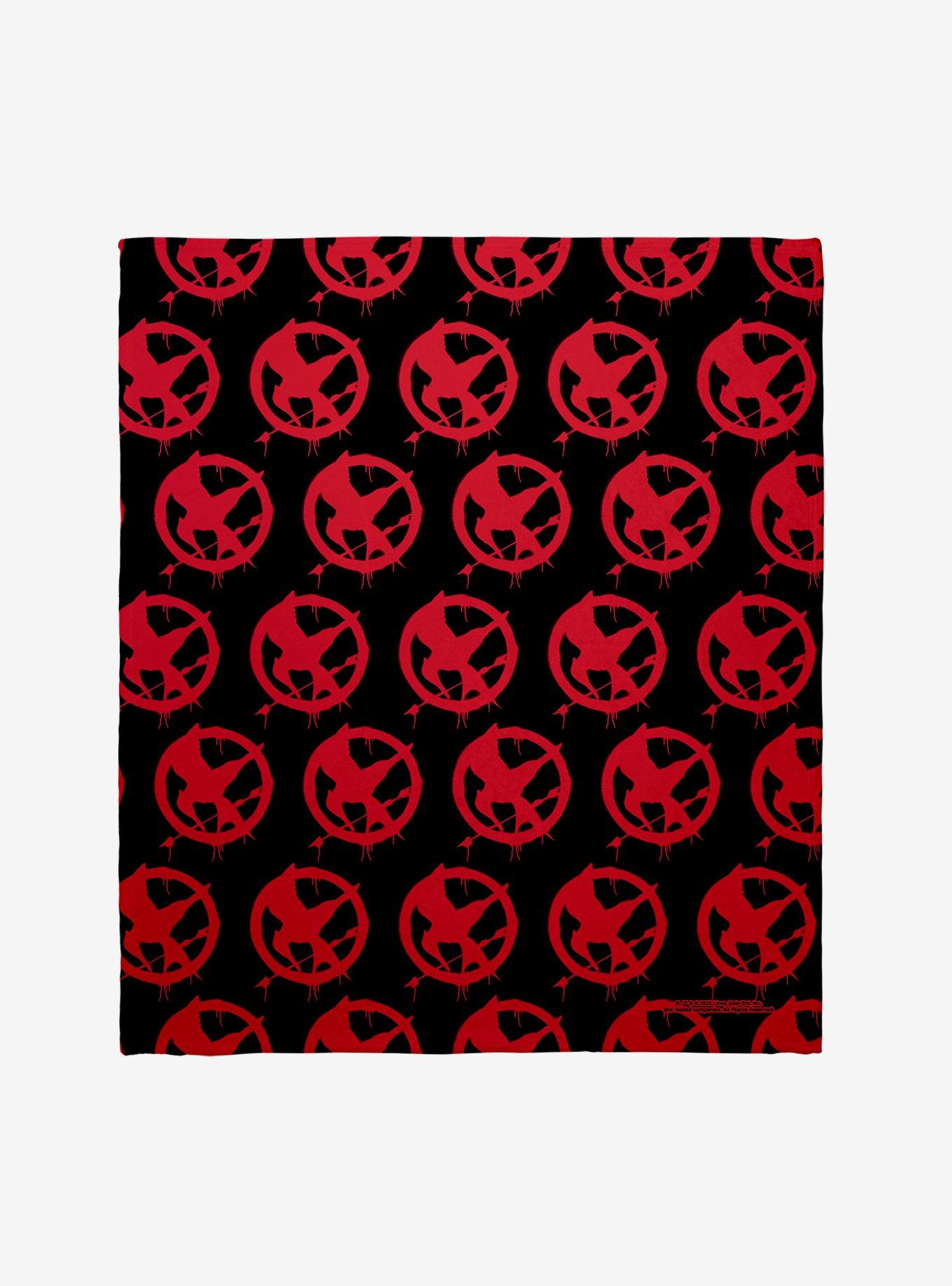 Hunger Games Mockingjay Graffiti Throw Blanket, , hi-res