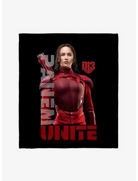Hunger Games Katniss Panem Unite Throw Blanket, , hi-res