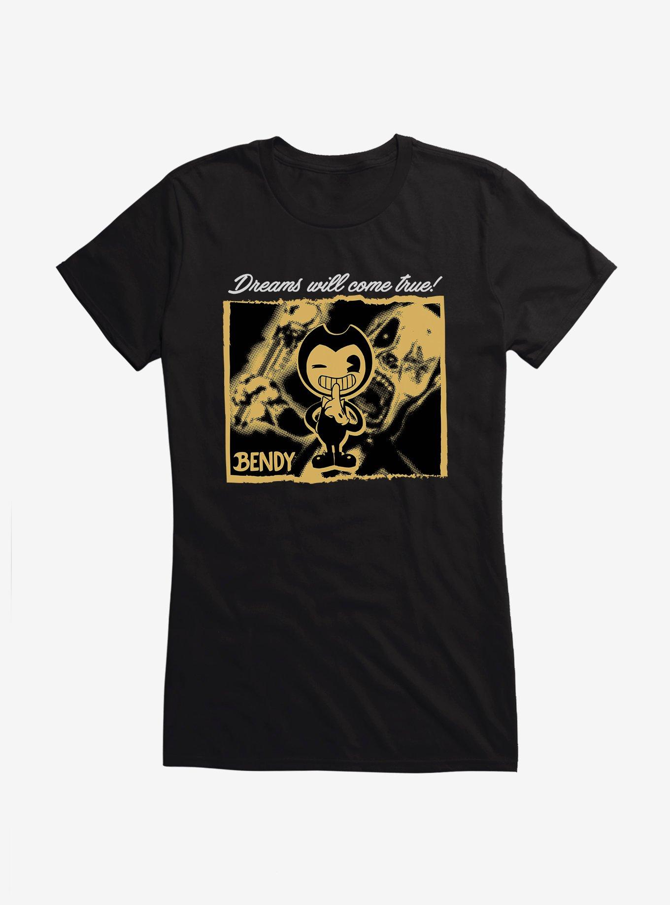 Bendy And The Ink Machine Dreams Will Come True! Girls T-Shirt, , hi-res