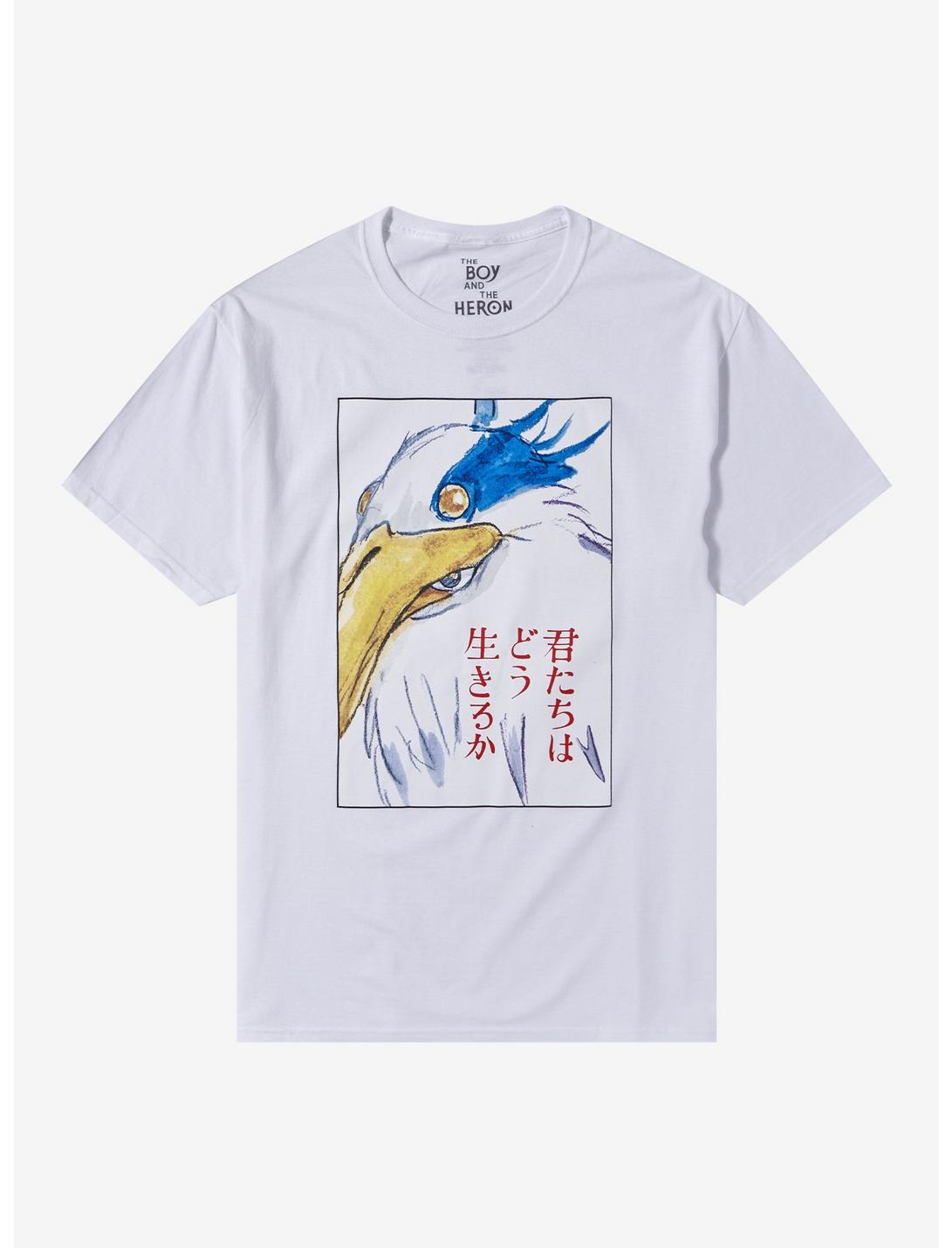Studio Ghibli® The Boy And The Heron Japanese Poster T-Shirt, MULTI, hi-res