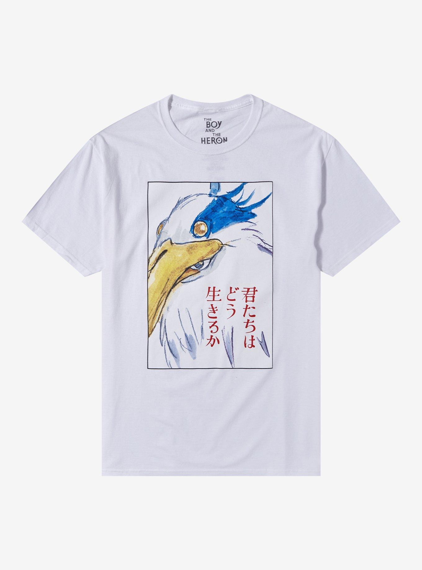 Studio Ghibli® The Boy And The Heron Japanese Poster T-Shirt, MULTI, hi-res