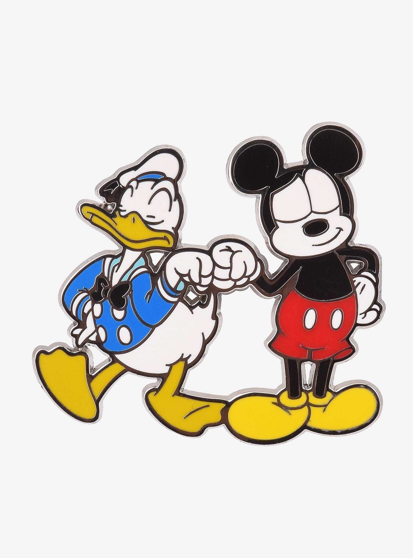 Disney Donald Duck and Mickey Mouse Enamel Pin — BoxLunch Exclusive, , hi-res