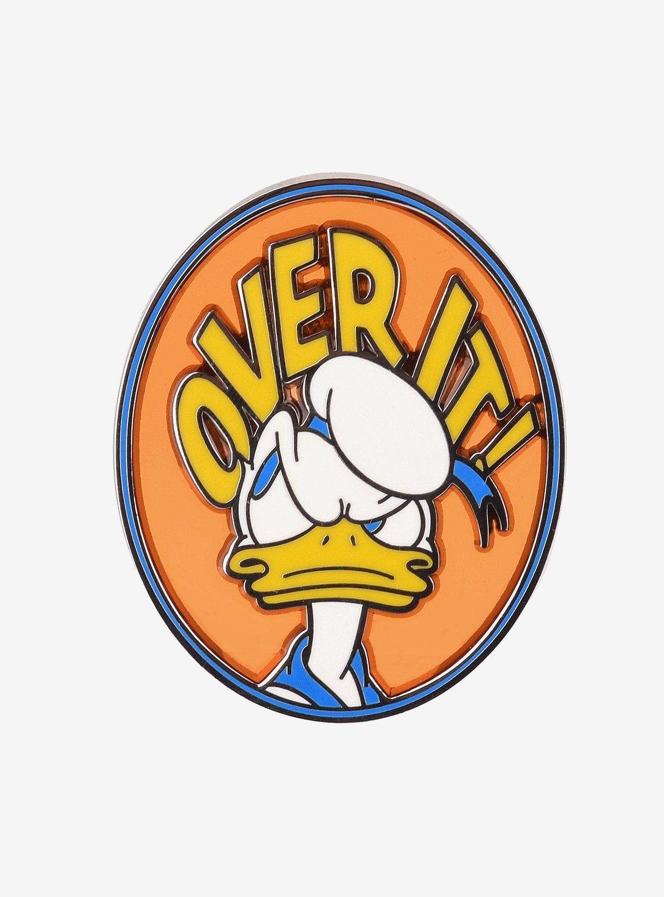 Disney Donald Duck Over It Enamel Pin — BoxLunch Exclusive