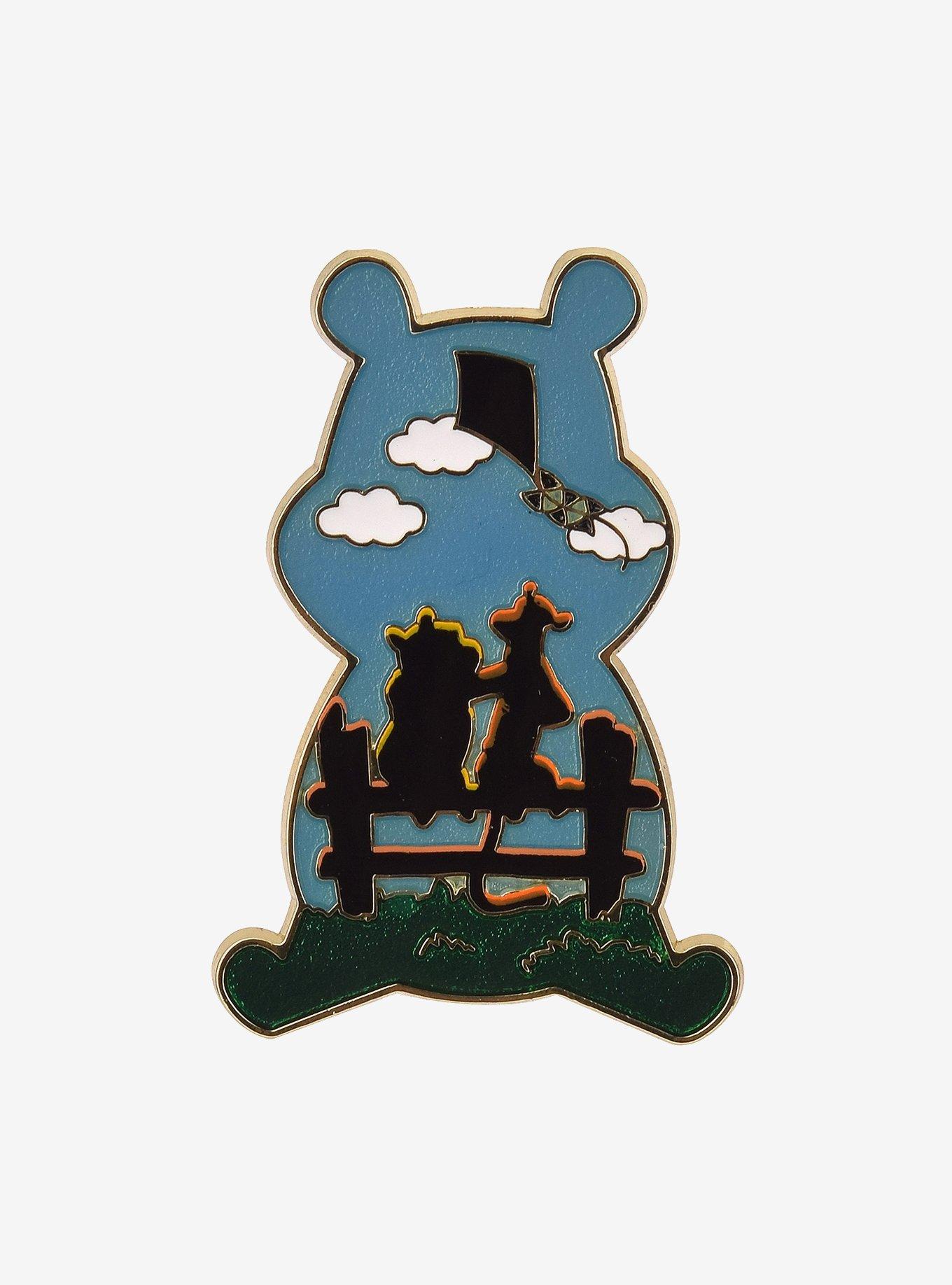 Disney Winnie the Pooh Silhouette Tigger Kite Enamel Pin