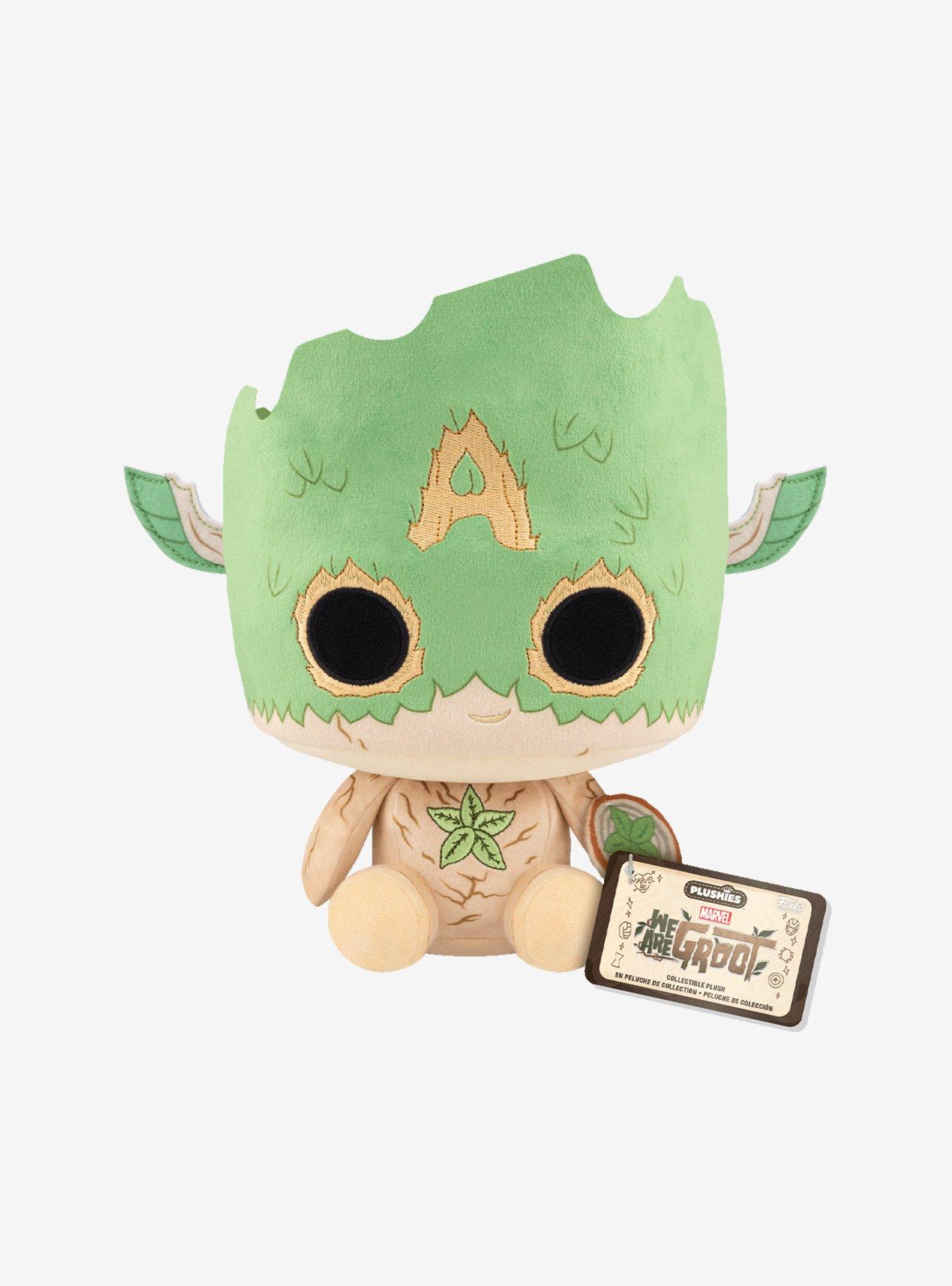 Funko Marvel We Are Groot Captain America Groot 7 Inch Plush, , hi-res