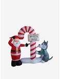 Santa's Doggy Dare Inflatable Decor, , hi-res