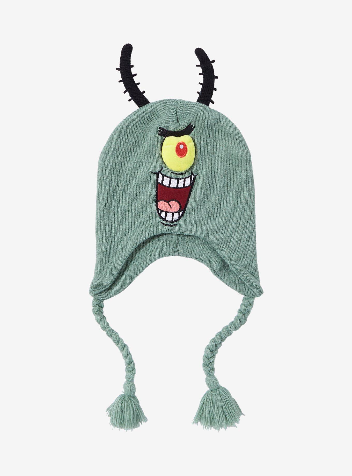 SpongeBob SquarePants Plankton Tassel Beanie, , hi-res