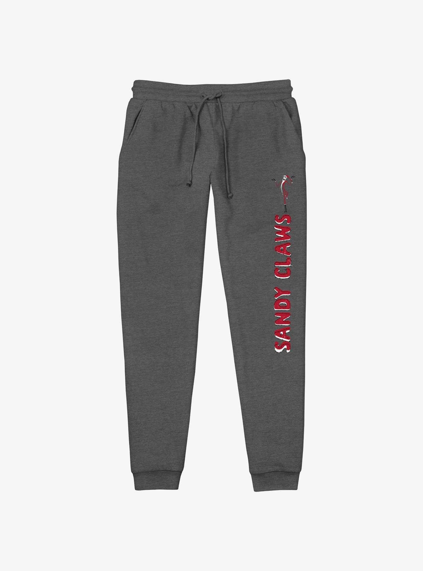 Disney The Nightmare Before Christmas Sandy Claws Santa Jack Skellington Jogger Sweatpants, CHAR HTR, hi-res