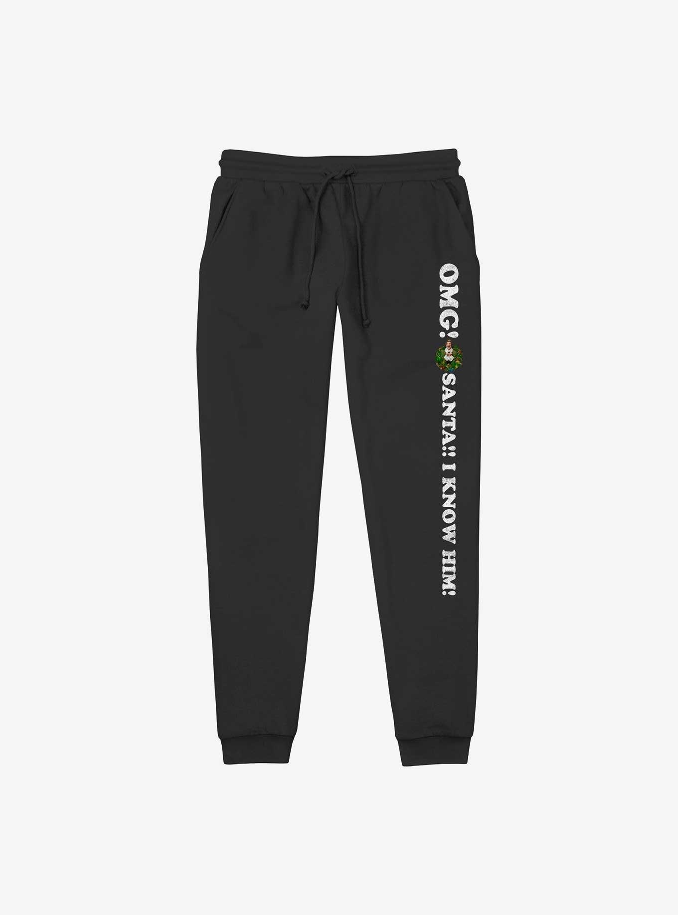 Elf I Know Santa Jogger Sweatpants, , hi-res