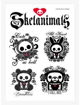 Skelanimals Cute As Hell Kiss-Cut Sticker Sheet, , hi-res