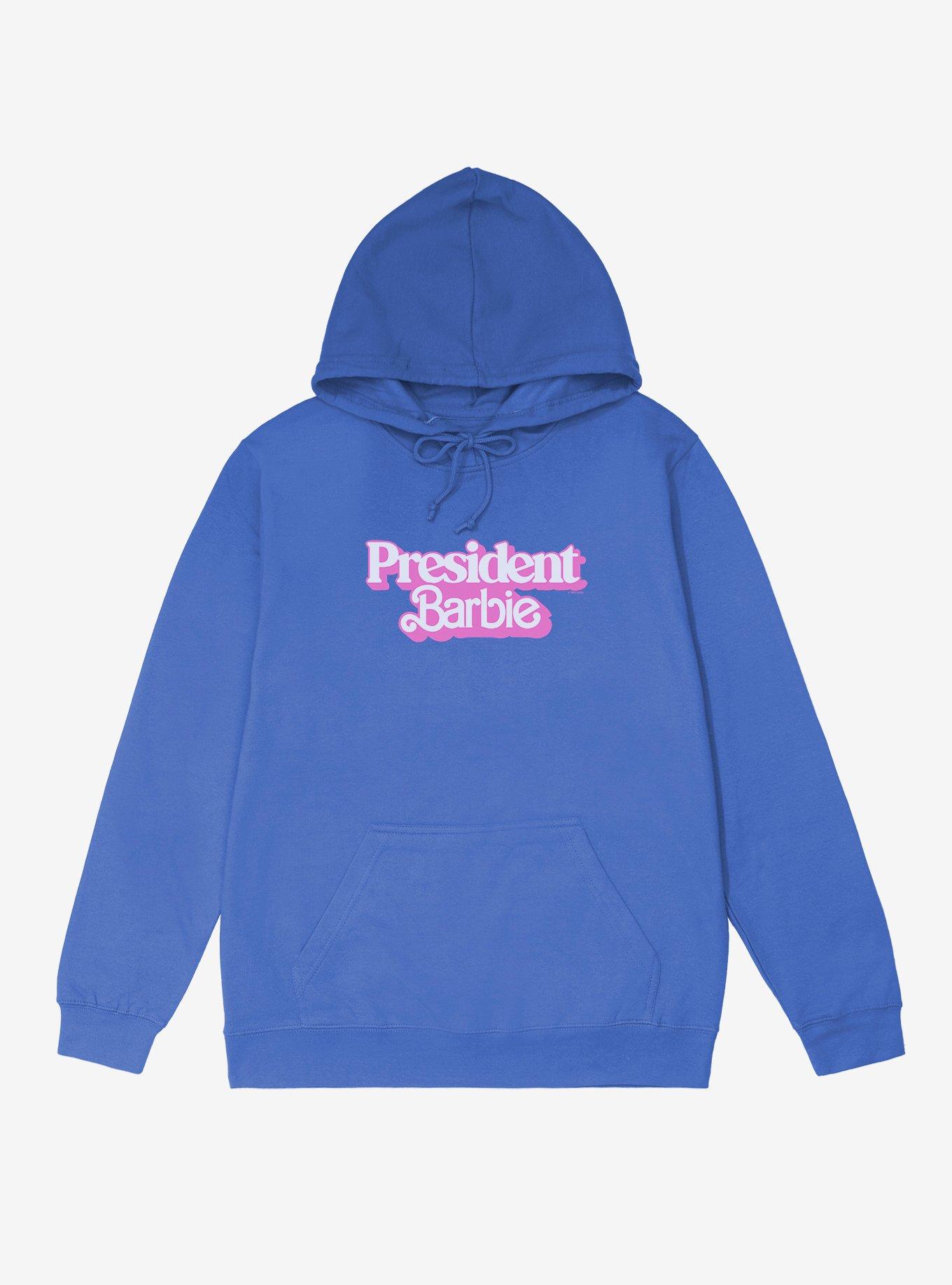 Barbie Movie President Barbie Logo French Terry Hoodie, , hi-res