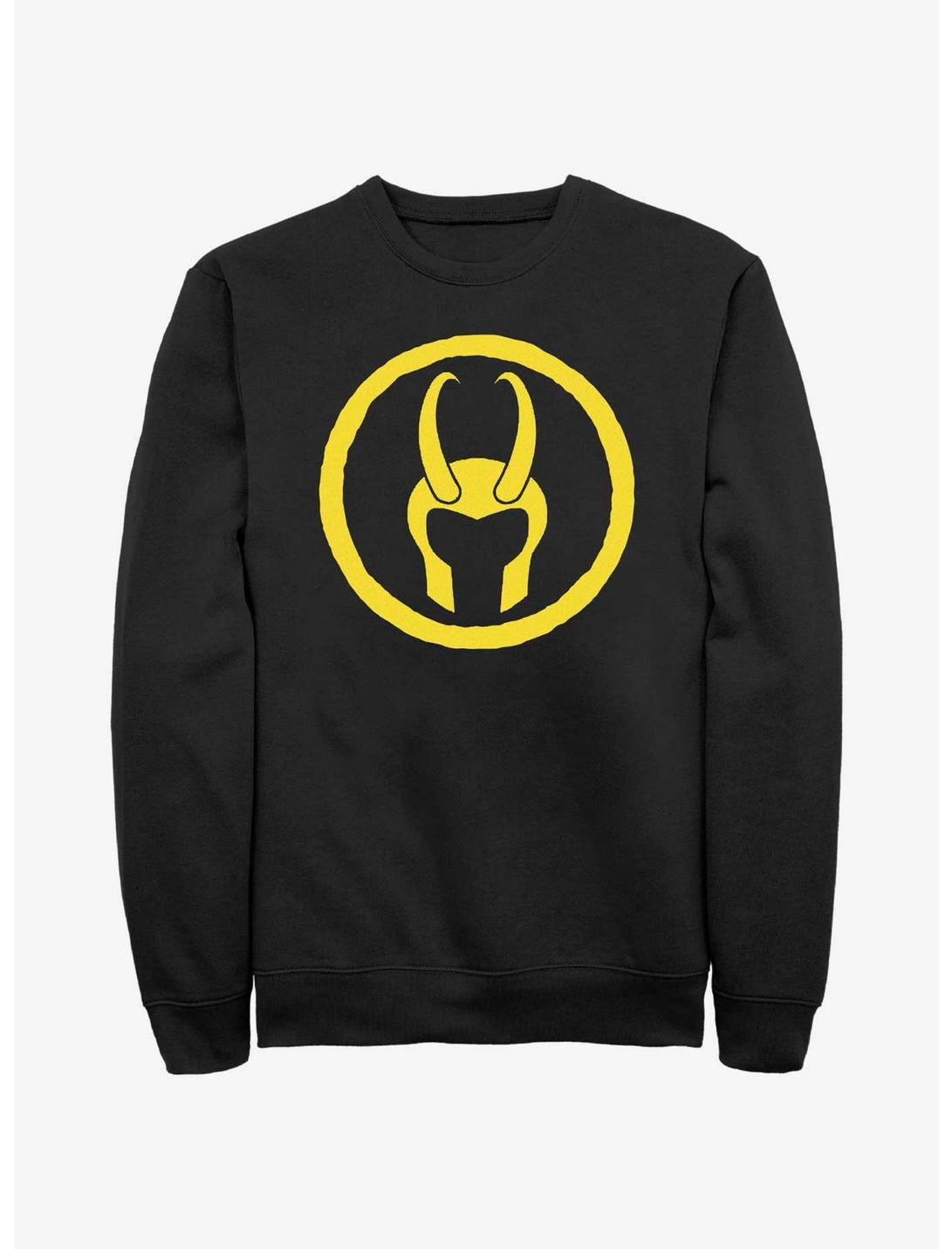 Marvel Loki Helmet Sweatshirt, BLACK, hi-res